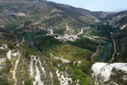Hatay'ın saklı cenneti drone ile havadan görüntülendi