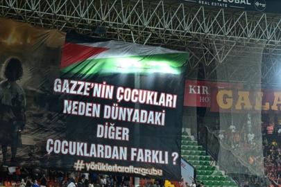 Alanyaspor Taraftarları Gazze’yi Unutmadı
