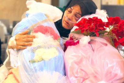 Bir Annenin En Ağır Yükü: Gazzeli Anne Katledilen Evlatlarına Son Defa Sarılıyor