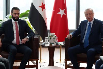 Cumhurbaşkanı Erdoğan, New York’ta Suriye Cumhurbaşkanı Şara ile görüştü