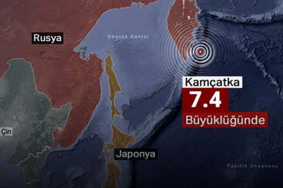 Kamçatka’da 7.4 Büyüklüğünde Deprem: Tsunami Uyarısı Verildi