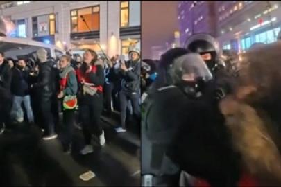 Almanya’da Sol Partili milletvekili Filistin’e destek gösterisinde gözaltına alındı