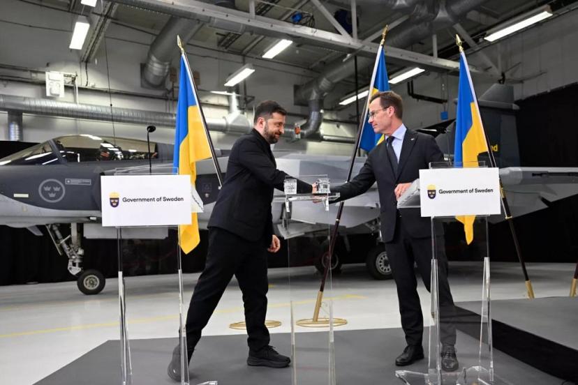 Ukrayna ile İsveç arasında Gripen E anlaşması: 150 savaş uçağı için imzalar atıldı