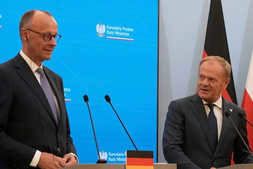 Almanya Başbakanı Merz, Polonya’daki Sabotaj Sonrası Tusk ile Görüştü