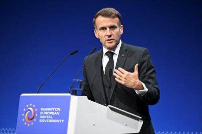 Fransa Cumhurbaşkanı Macron, Avrupa Dijital Egemenliği Zirvesi’nde Konuştu
