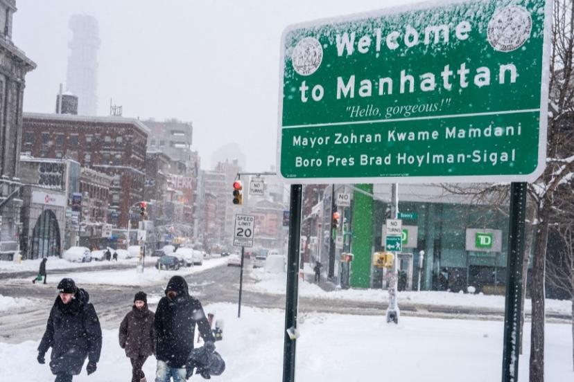 ABD'nin doğu kıyıları dondu, 600 bin kişi elektriksiz kaldı