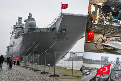 Rotterdam’da TCG Anadolu’da Türk Savunma Sanayi Fuarı