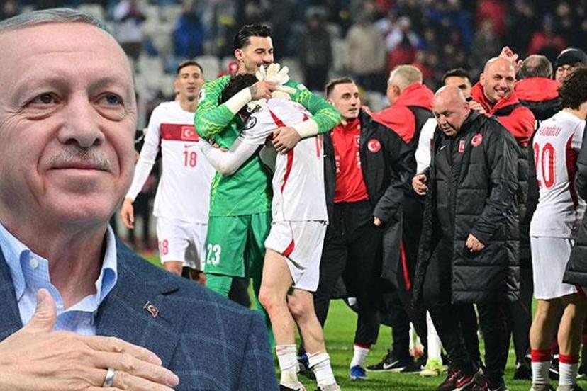 Cumhurbaşkanı Erdoğan’dan A Milli Takım’a Tebrik Mesajı